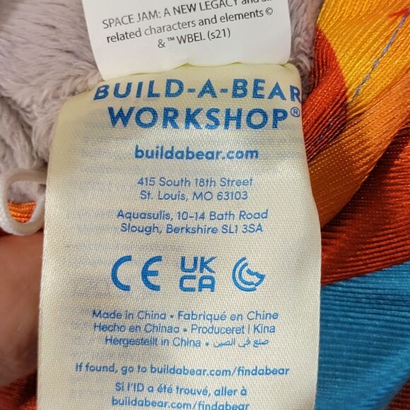 BAB Build A Bear "Space Jam: A New Legacy" Bugs Bunny Plush 21" - Picture 8 of 9